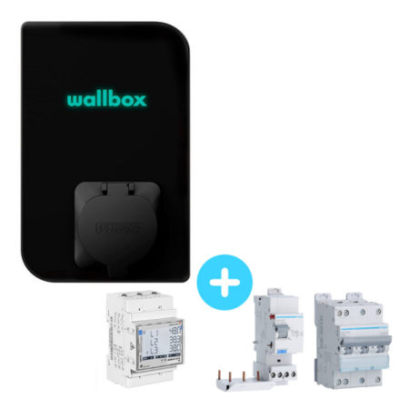 WALLBOX Borne de recharge Copper SB - 1,4 à 22kW - Bluetooth - Wifi - RFID  - Adekwatt